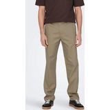 Only & Sons Broek Onsedge-ed Loose 0073 Pant Noos 22024468 Chincilla Mannen Maat - W28 X L32