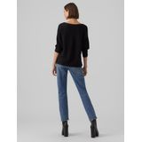 Vero Moda - Nora - Trui - Grijs - 63% Polyester, 34% Viscose, 3% Wol