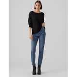 Vero Moda - Nora - Trui - Grijs - 63% Polyester, 34% Viscose, 3% Wol