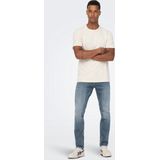LOOM - Slim Fit Jeans - Mid Wash - Stretchy Denim - Low Rise