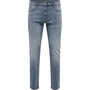 LOOM - Slim Fit Jeans - Mid Wash - Stretchy Denim - Low Rise