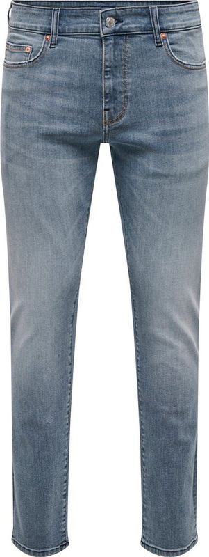 LOOM - Slim Fit Jeans - Mid Wash - Stretchy Denim - Low Rise