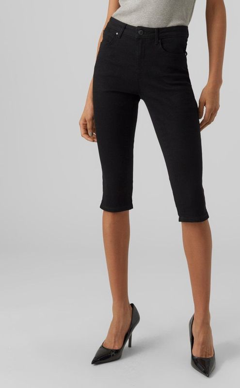 VERO MODA - JUNE - Slim Fit Jeans - DNM MIX - Onder de Knie