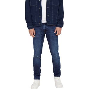 Only & Sons Heren Jeans Broeken ONSLOOM SLIM 4254 slim Fit Blauw Volwassenen