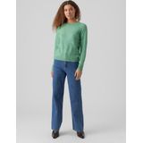 Vmdoffy - Gebreide Pullover - O-hals - Lange Mouwen - Regular Fit