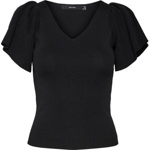 Trui - V-hals - Volumineuze Mouwen - Comfortabel - Gebreid