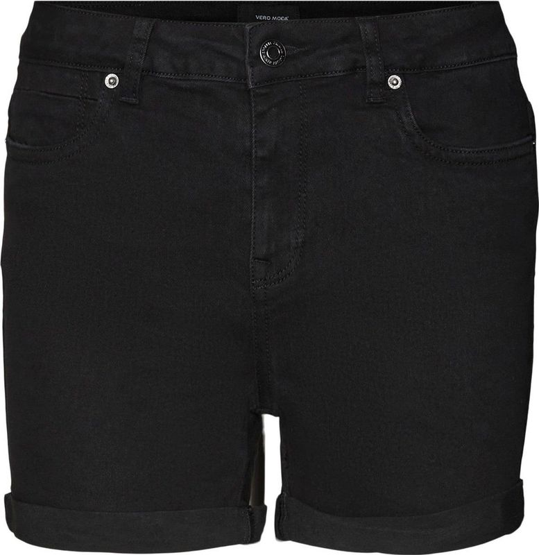 VERO MODA VMLUNA MR FOLD SHORTS MIX GA NOOS Dames Broek - Groen - Katoen