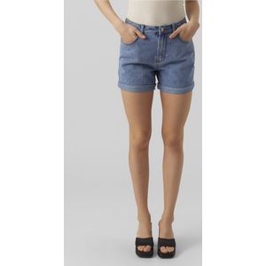 Vero Moda Broek Vmzuri Hr Loose Shorts Mix Noos 10279493 Medium Blue Denim Dames