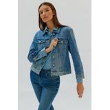 Spijkerjasje - Blauw - 80% Katoen, 20% Polyester