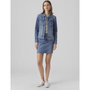 Vero Moda Jas Vmzorica Ls Denim Jacket Mix Noos 10279789 Medium Blue Denim Dames