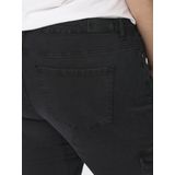 ONLY CARMAKOMA - Regular Fit Jeans - Blauw - Katoen - Mid Waist