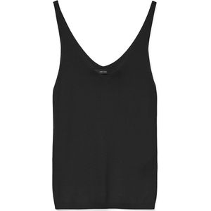 Pullover - Gebreid - V-Hals - Mouwloos - Regular Fit