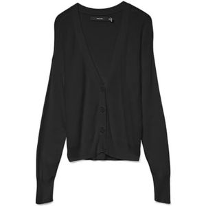 VERO MODA VMNEWLEXSUN Gebreid damesvest, zwart, S