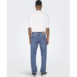 Only & Sons Jeans Onsedge Loose Mid. Blue 4939 Jeans 22024939 Medium Blue Denim Mannen
