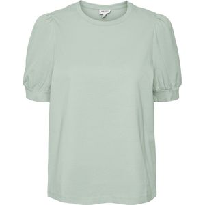 T-shirt - O-hals - Volumineuze Mouwen - Regular Fit