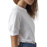 Pieces Pcria Ss Fold Up Solid Tee Noos Bc Dames t-Shirt