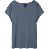 Shirt - AVA - Effen - TENCEL™ Lyocell - Kwartmouw - Losse Pasvorm