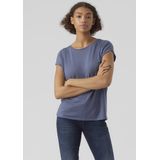 Shirt - AVA - Effen - TENCEL™ Lyocell - Kwartmouw - Losse Pasvorm