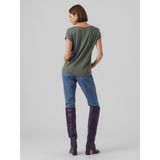 Vero Moda Vmava Plain Ss Top Gajrs Noos Dames t-Shirt