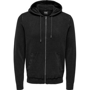 ONLY & SONS - Maat XL - ONSLIAM REG 12 WASH HOOD CARD KNIT Heren Vest