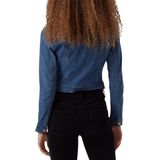 ONLY CARMAKOMA - Denim Jas - Light Was - Lange Mouwen - Knoopsluiting