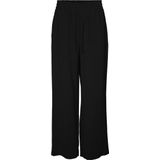 Broek - Wide Leg Fit - High Rise - Elastische Taille - Zijzakken