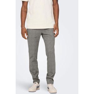 Only & Sons Mark Check 9887 Een Broek Beige Man