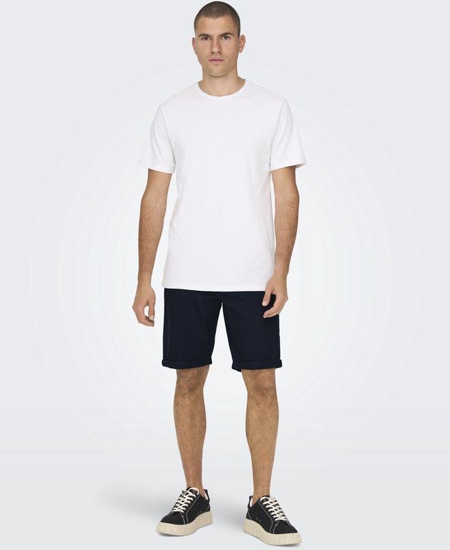 Chino Broek - Effen - Katoen - Regular Pasvorm