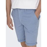 Chino Shorts - Beige - Katoen - Riemlussen