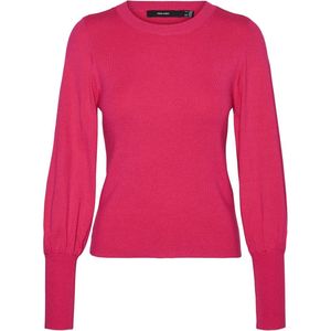 VERO MODA - VMHOLLYKARISPUFF LS O-NECK PULLOV GA BOO - Dames Trui - Kleur