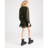 Only - Tiva Dobby Fake Wrap - Korte Jurk - V-hals - Lange Mouwen