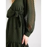 Only - Tiva Dobby Fake Wrap - Korte Jurk - V-hals - Lange Mouwen