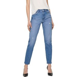 Only Dames Jeans Broeken ONLEMILY REA697 regular/straight Fit Blauw Volwassenen