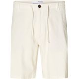 Selected Homme - SLHREGULAR-BRODY LINEN - Korte Broek - Wit - Linnen