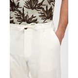 Chino Broek - Groen - Katoen/Linnen - Slim Tapered Fit