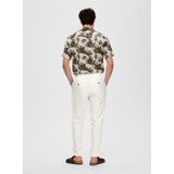 Chino Broek - Groen - Katoen/Linnen - Slim Tapered Fit