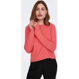 Only Trui Onlrica Life Pullover Knt Noos 15204279 Sun Kissed Coral Dames