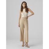 VERO MODA Broek 'Carmen'  donkerbeige