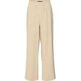 Vero Moda Vmcarmen Hr Wide Pull-on Pant Noos Dames Broeken Irish Cream