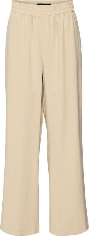 Vero Moda Vmcarmen Hr Wide Pull-on Pant Noos Dames Broeken Irish Cream