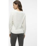 Gebreide Pullover - O-hals - Lange Mouwen - Geribde Manchetten - Regular Fit