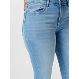 Stretchbroeken - Effen - Denim - High Waist - Light Washed