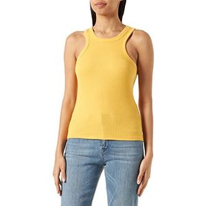NAME IT Nmmaya S/L haltertop Noos voor dames, Amber Yellow, S