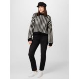 ONLY Carmakoma Caralicia Reg Strt Dnm Dot568 Noos Solid damesjeans, Delavé zwart