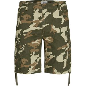 JACK & JONES - Korte Cargobroek - Groen - Katoen