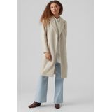 Vero Moda Fortuneaya Jas - Onder de Knie - 100% Polyester - Riem in de Taille