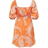 Only - Onlbella - Jurk - Oranje - 24 Mouwen - Regular Fit