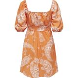 Only - Onlbella - Jurk - Oranje - 24 Mouwen - Regular Fit