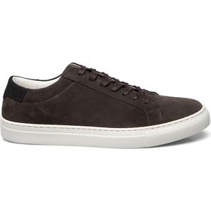 JACK & JONES Heren Jfwcorey Suede Sneakers, Java Detail Antracite Hak, 44 EU