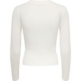 Jacqueline de Yong Trui Jdyplum Ysla O-neck Pullov Knt 15266063 Cloud Dancer Dames